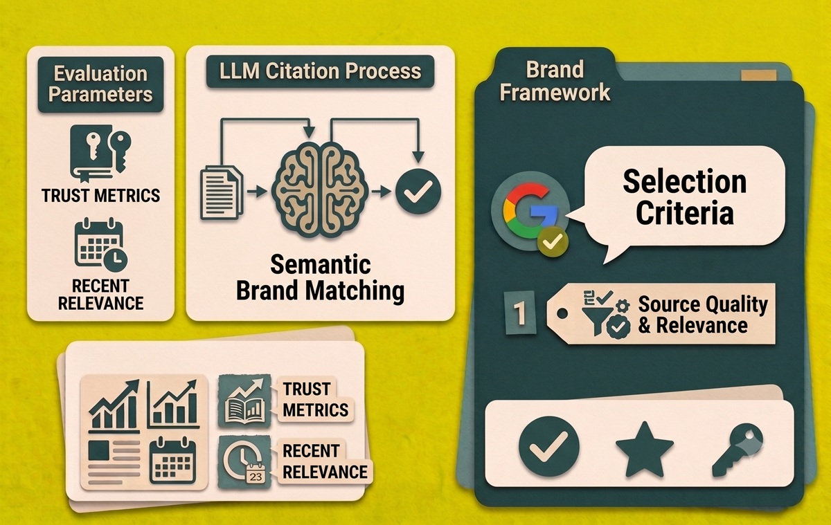 How Do Large Language Models Decide Which Brands to Mention?