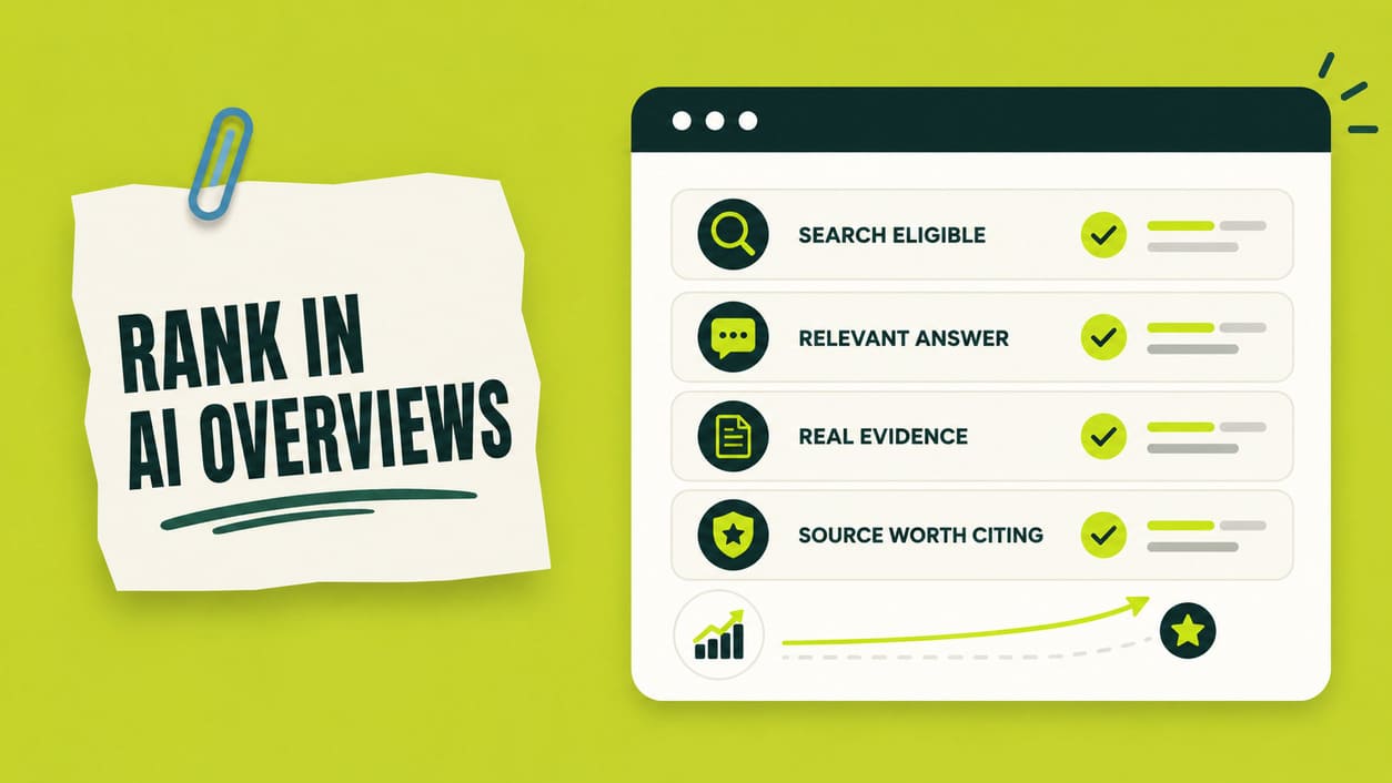What Is the Best Way to Rank in Google AI Overviews