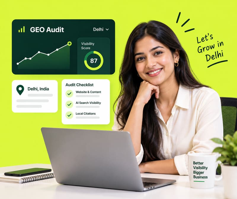 Request a GEO Audit for Your Delhi Business